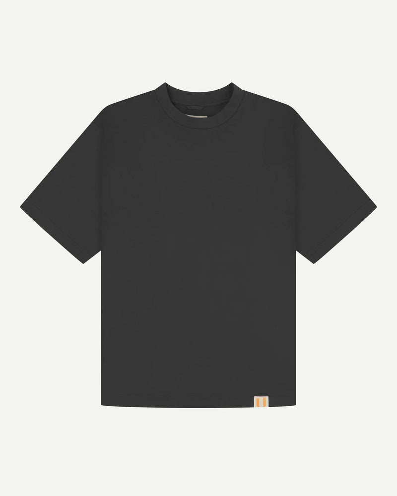 Men's Organic Over-Sized T-Shirt - Faded Black