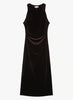 Tivoli Velvet Dress - Chocolate