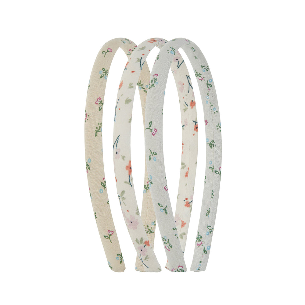 Blossom Floral Alice Bands - Pack of 3