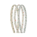 Blossom Floral Alice Bands - Pack of 3