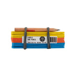 10 Mini-Coloured Labels & Pencil