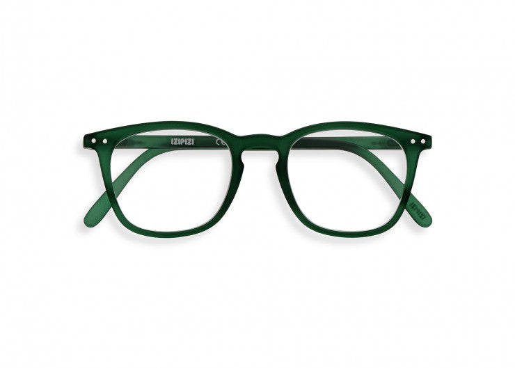 Shape E Green Reading Glasses