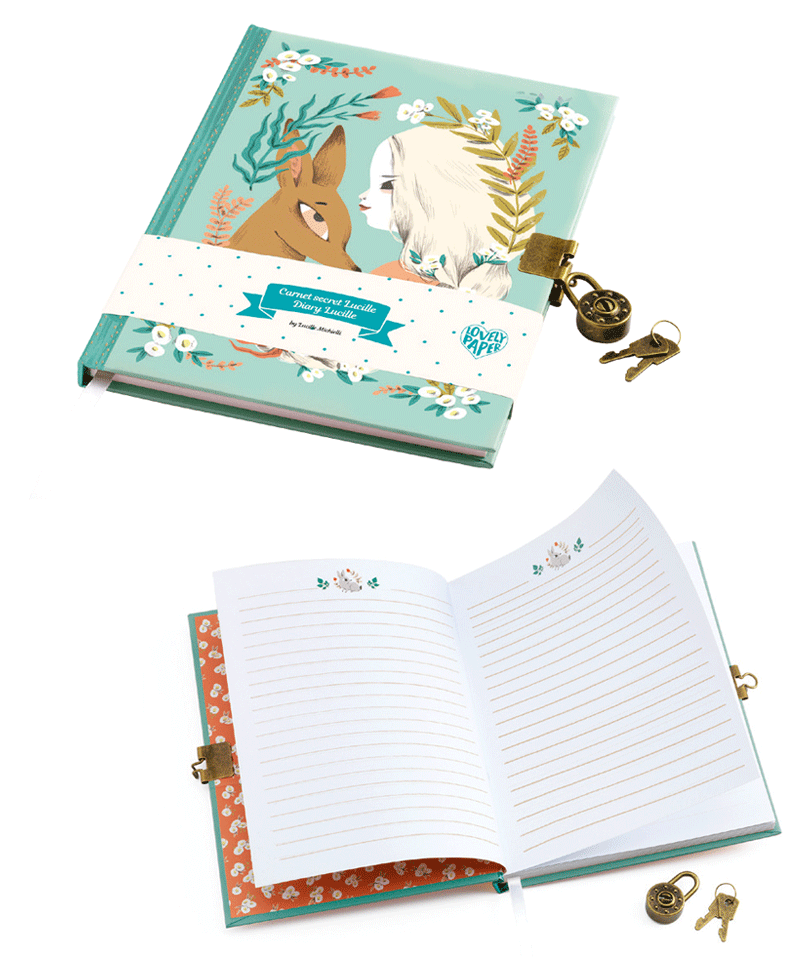 Lucile Secret Diary With Padlock