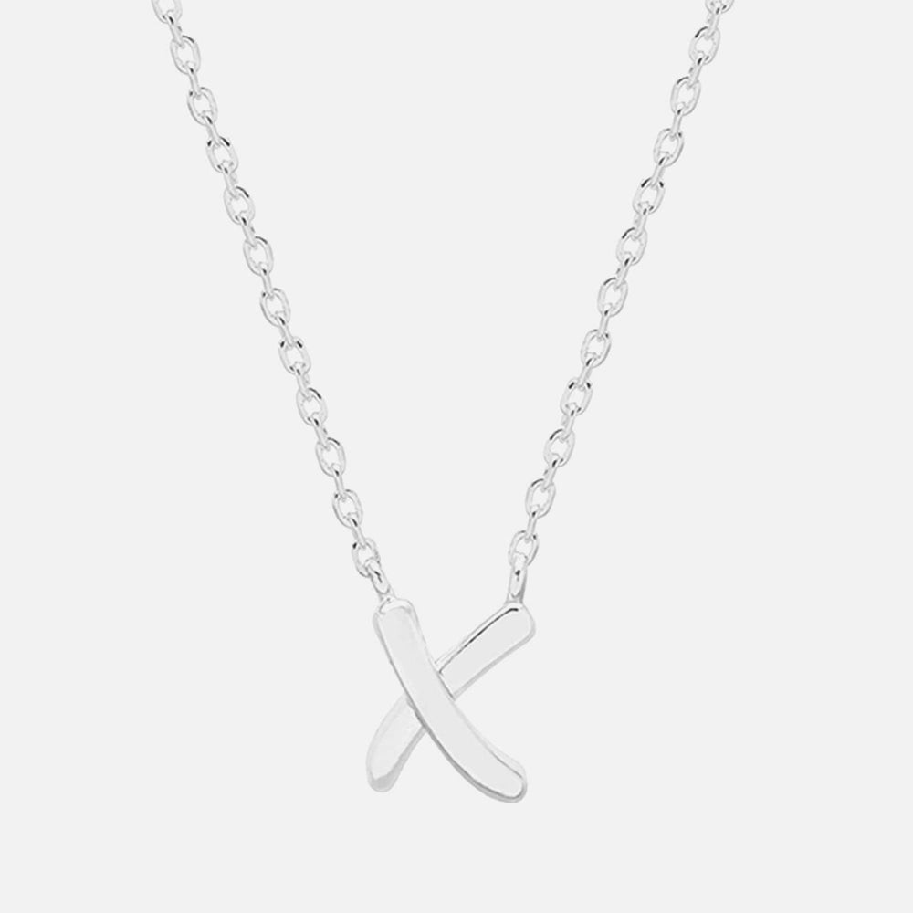 Silver Kiss Necklace