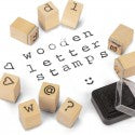 Wooden Letter Stamps Pack
