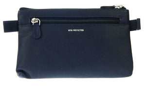 Soft Leather Make Up/ Cosmetic Bag/ Clutch Bag