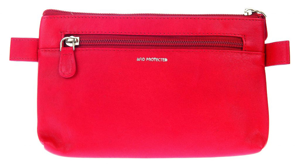 Soft Leather Make Up/ Cosmetic Bag/ Clutch Bag