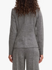 Kate Herringbone Jacquard Oversize Jacket - Black/White