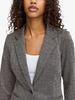Kate Herringbone Jacquard Oversize Jacket - Black/White