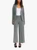 Kate Herringbone Long Trousers - Black/White