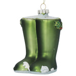 Wellington Boots Glass Decoration