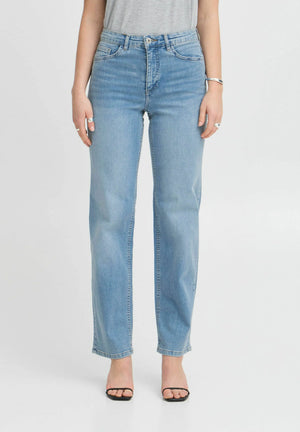Twiggy Straight Leg Jeans - Light Blue
