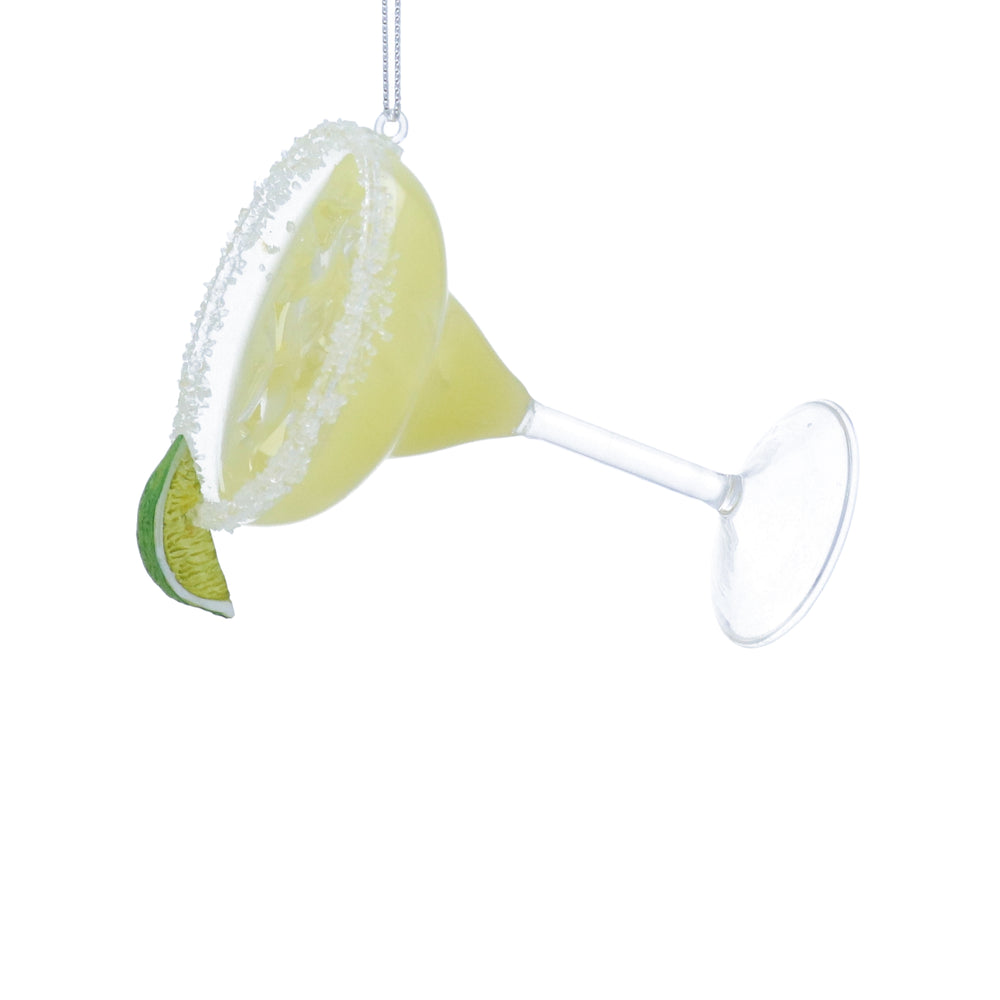 Margarita With Lime Glass Decoration