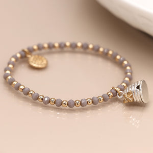 Honey Bee / Beehive Beaded Bracelet
