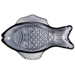 Glass Fish Dish - Blue, Small