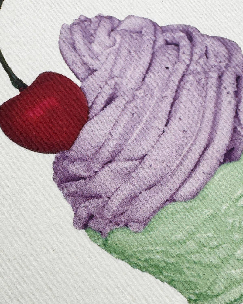 Lavender Chantilly Cream Greeting Card