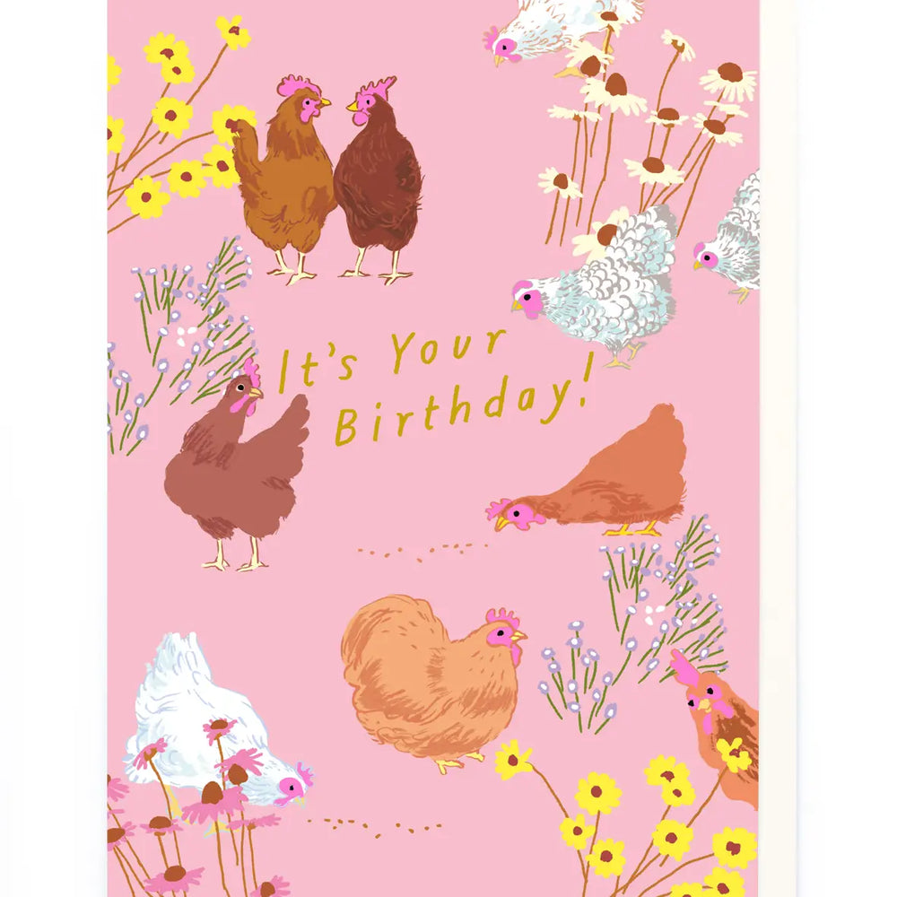 Chickens Birthday Card