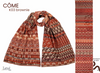 Letol Hand-Loomed Organic Cotton Scarf - Come Brownie