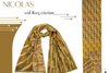 Letol Hand-Loomed Organic Cotton Scarf - Nicolas Citrine