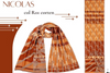 Letol Hand-Loomed Organic Cotton Scarf - Hugues Ecureuil