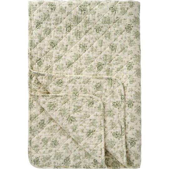 Quilt -  Green Flowers
