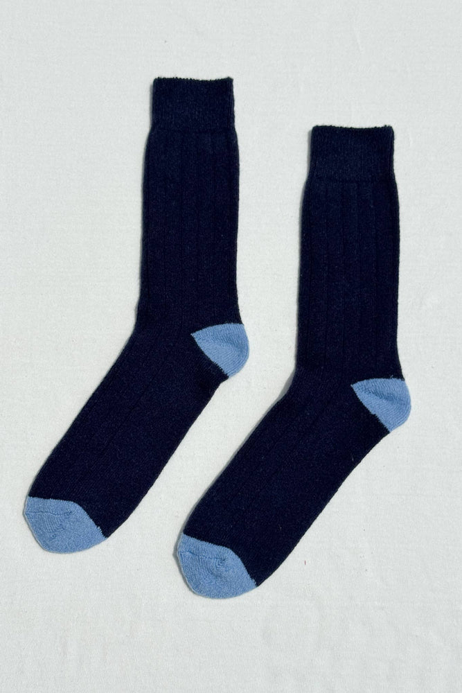 Extended Cashmere Classic Socks: Fawn