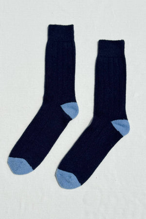 Extended Cashmere Classic Socks: Fawn