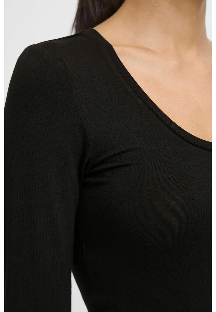 Zola Long Sleeve Top - Black