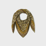 Women's 100% Wool Scarf Constance - Khaki