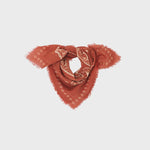 Women's 100% Wool Scarf Sasha - Terracotta