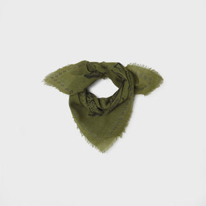 Women's 100% Wool Scarf Sasha - Khaki