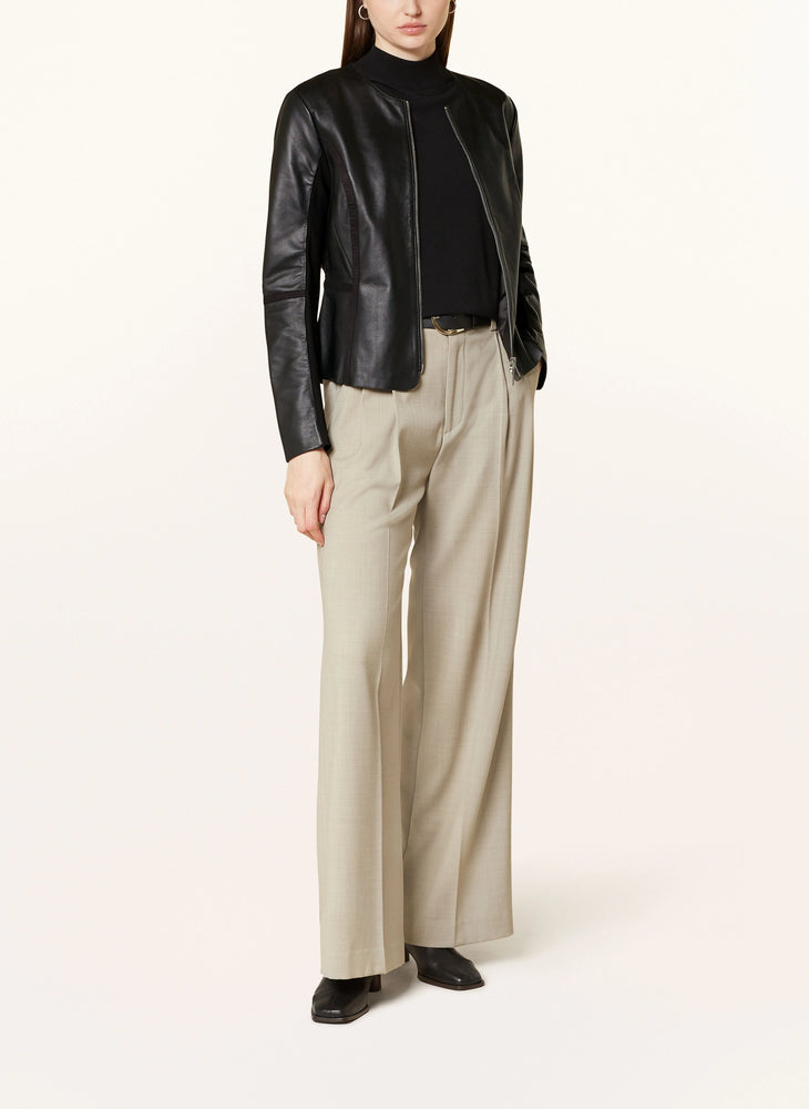 Torri Leather Jacket - Black