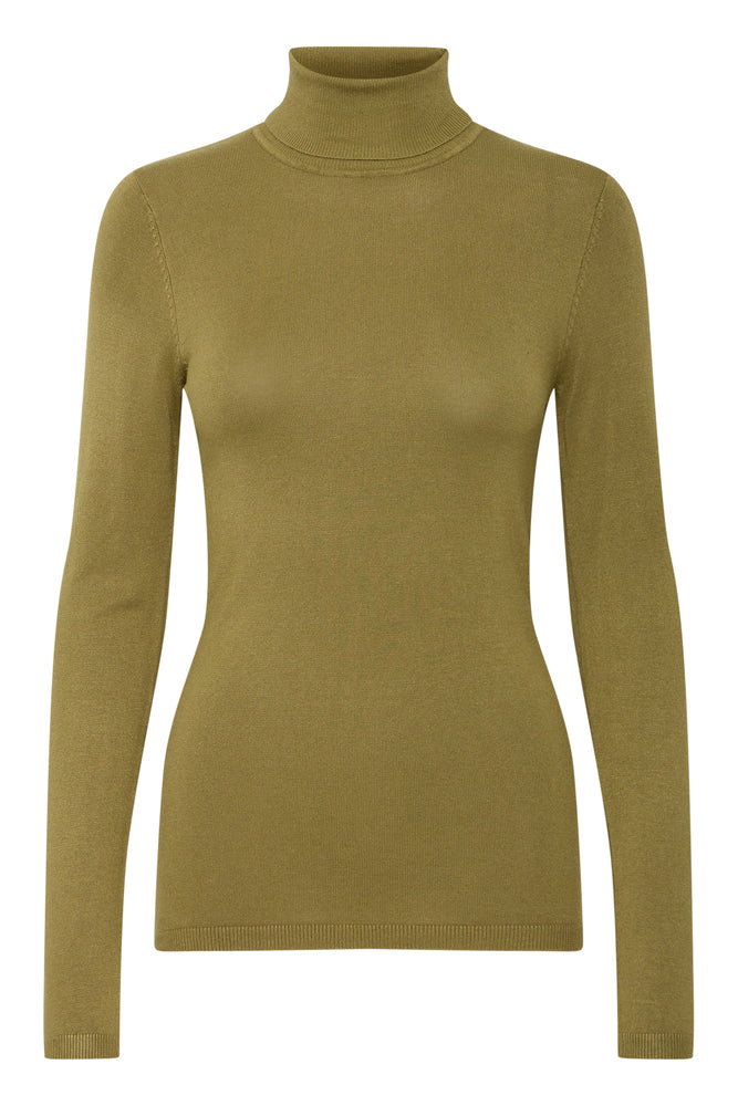 MAFA Knitted Roll Neck Pullover - Lizard