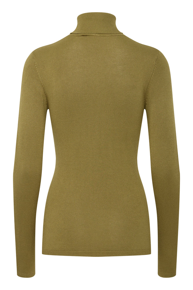 MAFA Knitted Roll Neck Pullover - Lizard