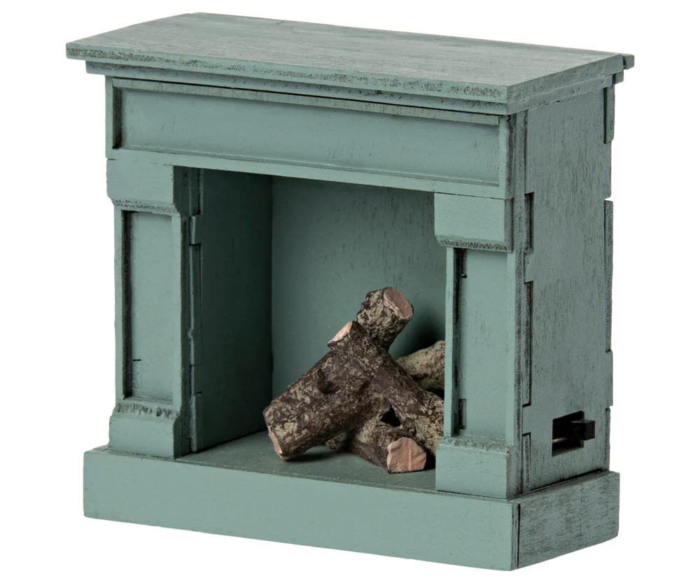 Fireplace, Mouse - Blue