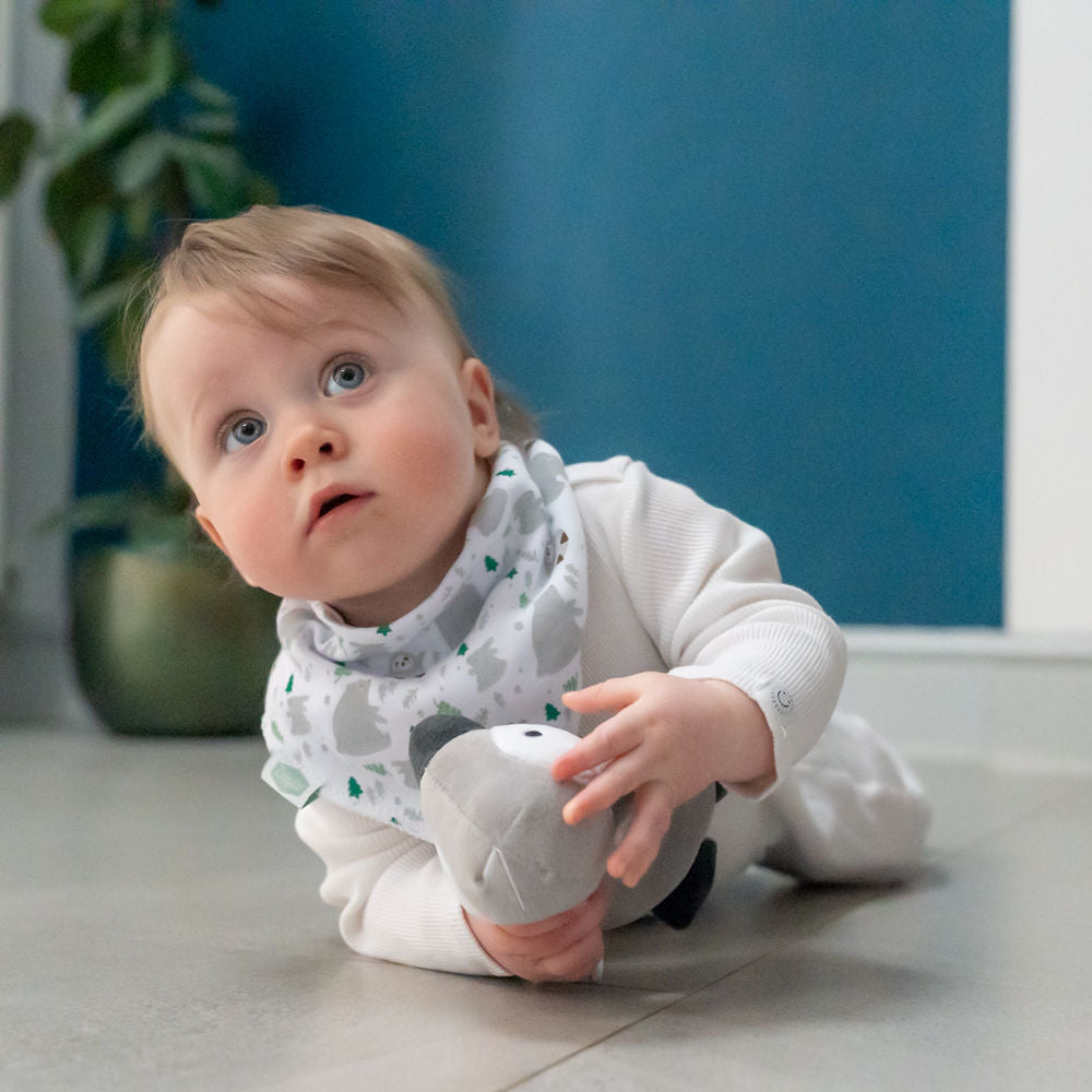 Baby Bib - Winter Animals