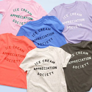 Ice Cream Appreciation Society - Kid's T-shirt - Blue 5-6 years