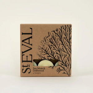 Sea Moss and Driftwood Scented Tea-Lights