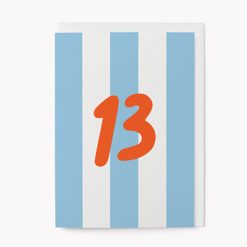 Age 13 Birthday Greetings Card