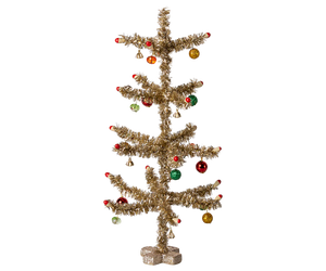 Christmas Tree - Gold - Red and Green Decoration