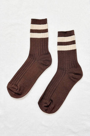 Her Socks - Varsity: Black