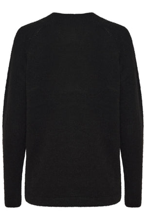 KAMARA  V Neck Pullover - Black