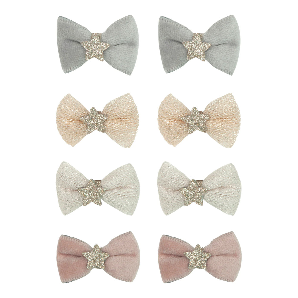 Prima Ballerina Bow Mini Clips