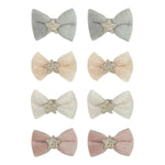 Prima Ballerina Bow Mini Clips