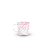 Enamel Splatter Cup - Pink and Cream 12oz