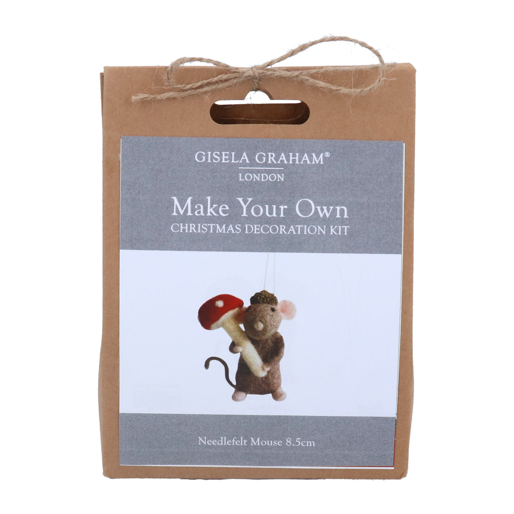 Make Your Own Mouse and Toadstool Christmas Decorating Kit