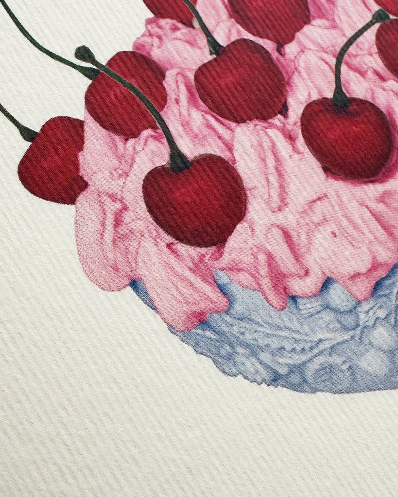 Strawberry Chantilly Cream Greeting Card