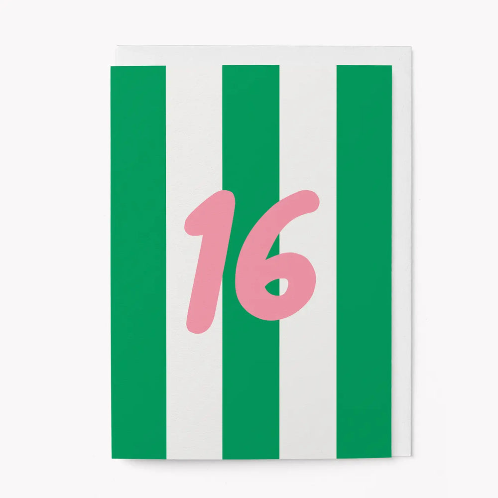 Age 16 Birthday Greetings Card