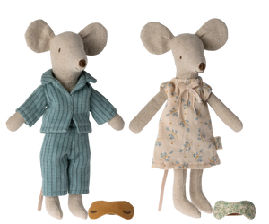 Mum and Dad Mice in a Cigarbox