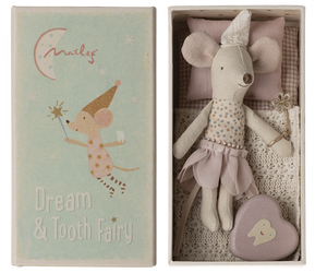 Tooth Fairy Mouse, Little Sister in Matchbox